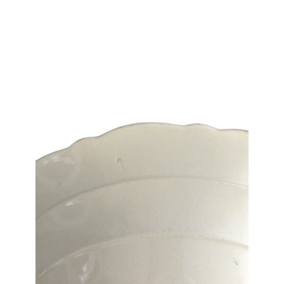 (2) Coronet Serving Bowls 8 3/4” Platinum Floral Wreath Homer Laughlin Vintage - Picture 10 of 13